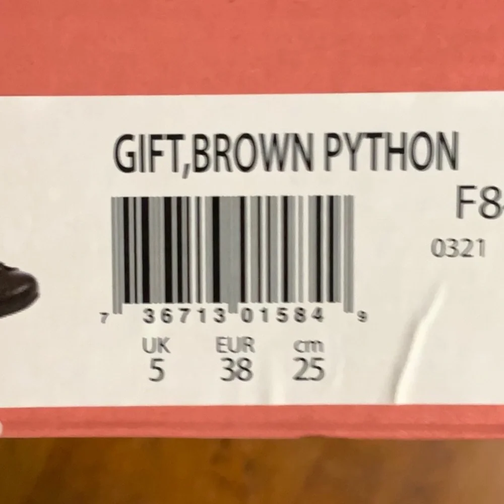 Soul Brown Python Slip On - Picture 7 of 7